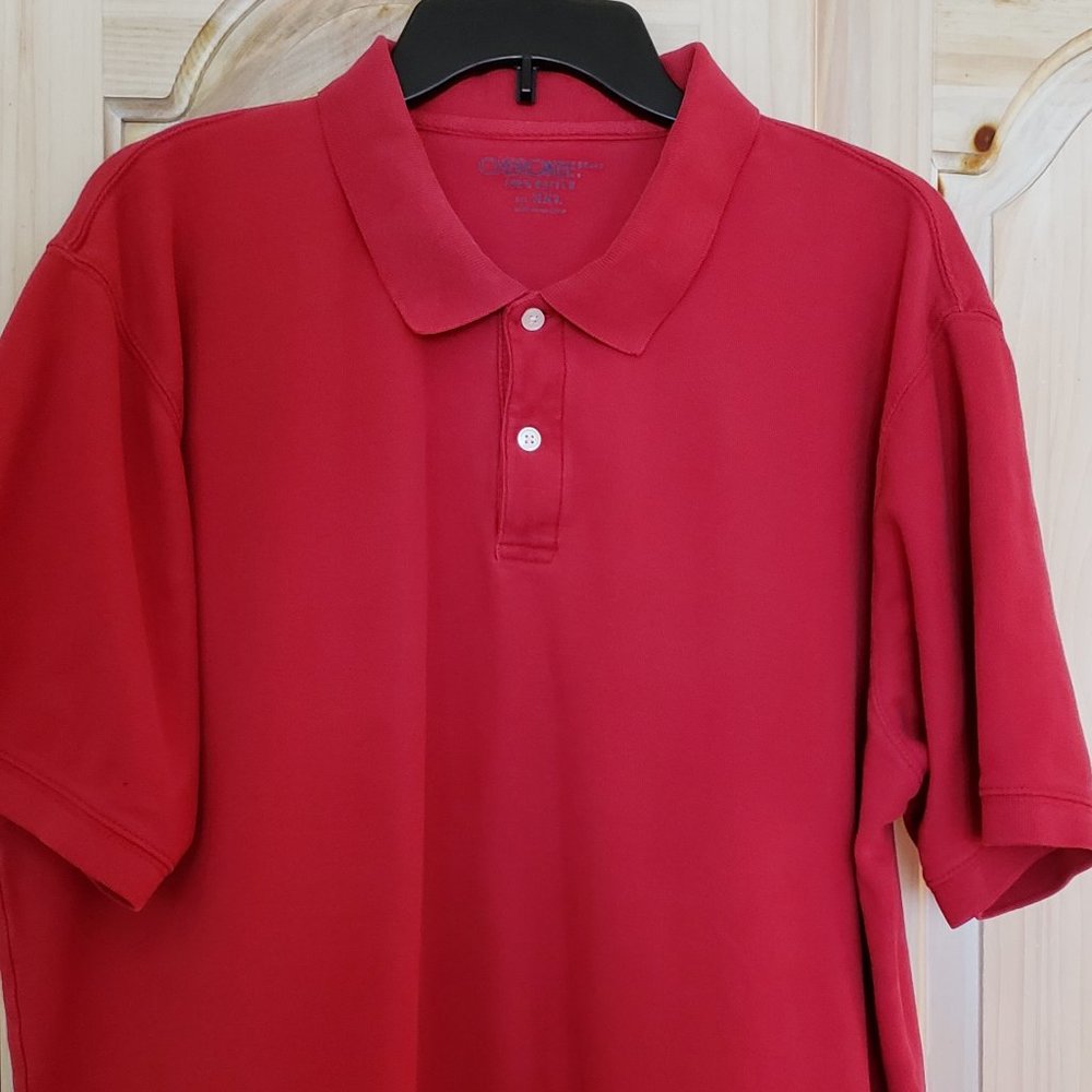 Cherokee Red Short Sleeve Men's XXL Polo Shirt Golf, Outdoor, Casual